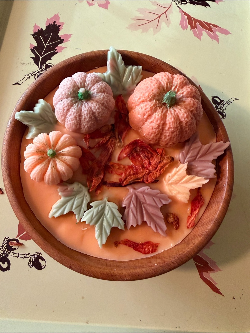 Pumpkin Spice Fall Candle for Candle Lamp or decorative. 13 oz